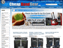 Tablet Screenshot of cheapbandgear.com
